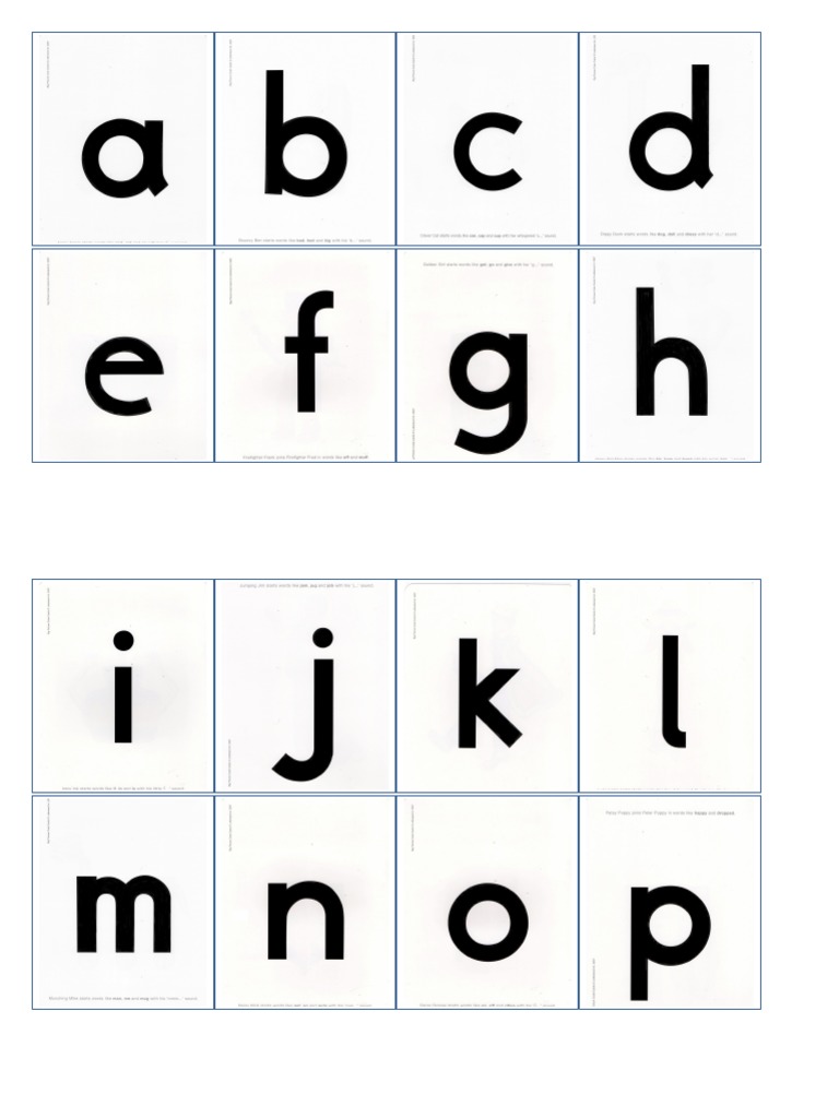 Letterland Book Matching Plain Letter | PDF
