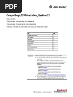 Compactlogix 5370 Controllers, Revision 21: Release Notes