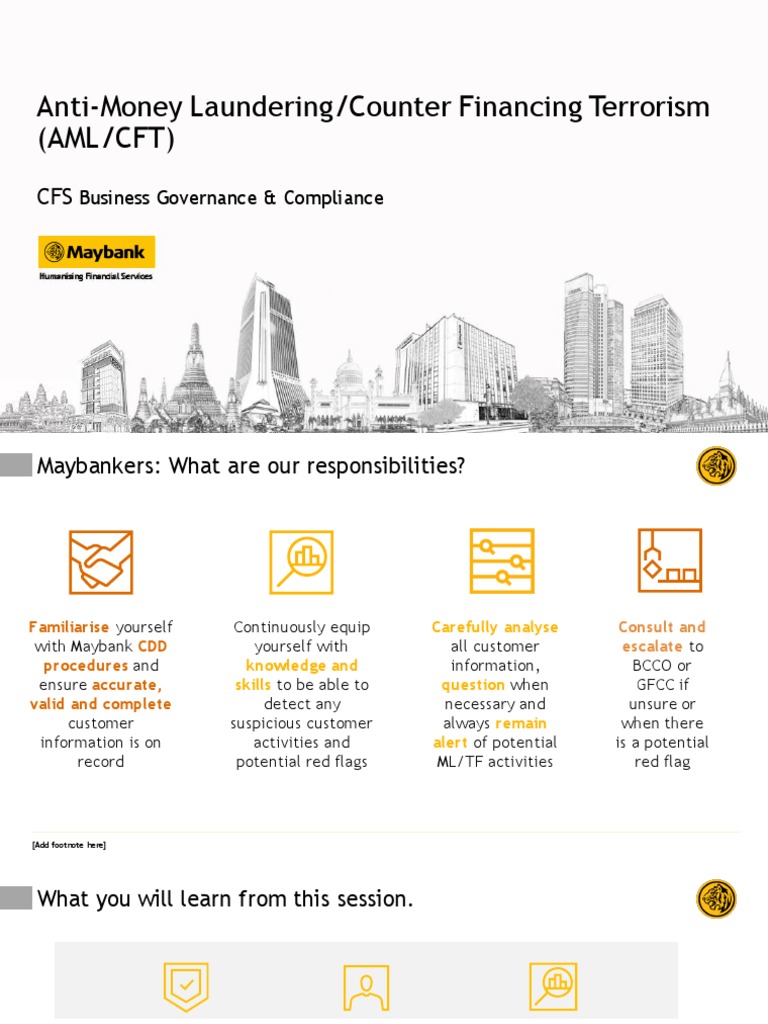 AMLCFT Training Module 2021 v2 | PDF | Money Laundering | Terrorism ...
