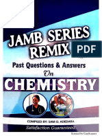 JAMB Series Remix Past Questions and Answers On Chemistry 9jabaz - NG