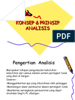 BAB VII - Konsep & Prinsip Analisis