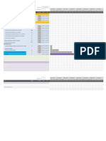 DES438 Design Entrepreneurship Gantt Chart Template 2023