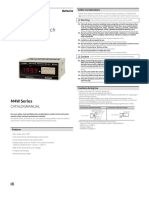 Indicator / Thumbwheel Switch Panel Meters: M4W Series