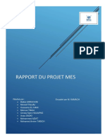 Rapport Projet MES 2