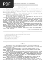 SIMULADO DE LÍNGUA PORTUGUESA 3º ANO ENSINO MÉDIO