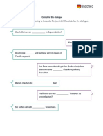 Plastic Packaging - Worksheet Dialogue Exercise