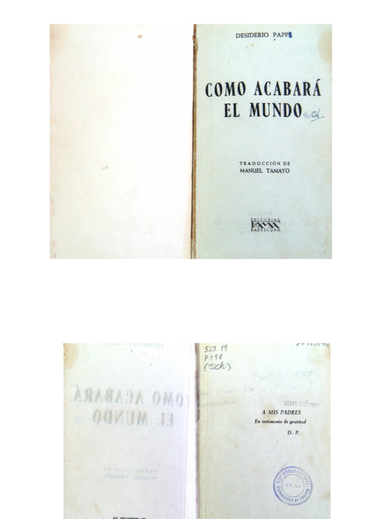 Cómo Acabará El Mundo 2 | PDF