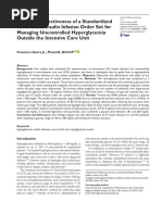 Ibarra 2023 Safety and Effectiveness of A Standardized Intravenous