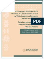 Orientaciones Fase 5 Primaria CTE 7ma Sesión Mayo 2023 (Contestadas)