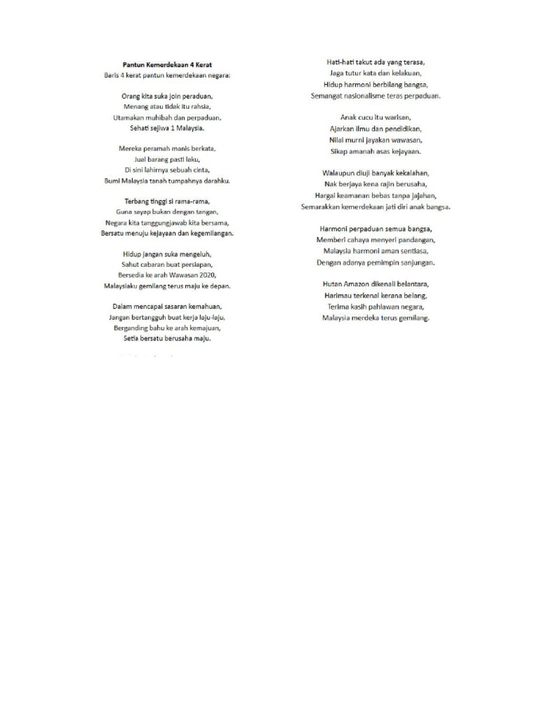 25 Pantun Malam Tirakatan Meriahkan Kemerdekaan