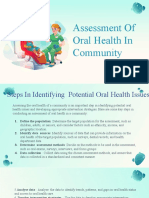 Assessing The Oral Health