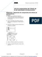 05-50 Reparación de Componentes Del Cilindro de Accionamiento Del Ralentizador de Desconexión Rápida