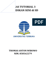 TT 3 - Thomas Anton Wibowo 858562279 - Pendidikan Seni Di SD PDGK4207