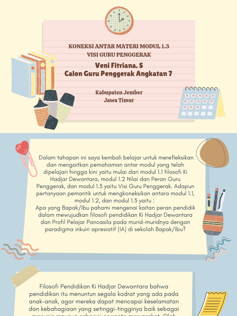 Visi Guru Penggerak dalam Pendidikan | PDF | Karier & Perkembangan