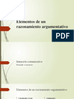 Elementos de Un Razonamiento Argumentativo