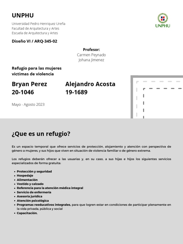 Refugios para Mujeres Víctimas de Violencia | PDF | Trauma psicólogico ...