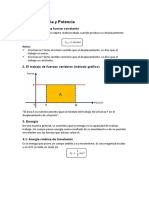 Resumen de Trabajo, Energía y Potencia