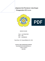 Proses Penyimpanan Arsip Elektronik Dengan Menggunakan Ms Access-2