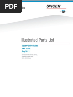 Illustrated Parts List: Spicer Drive Axles | PDF | Axle | Gear