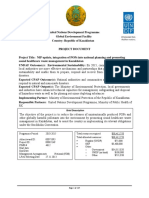 Kazakhstan UNDP GEF Project Document For POPs and Healthcare Waste Management Project