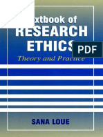 Sana Loue - Textbook of Research Ethics - Theory and Practice-Springer (2000)