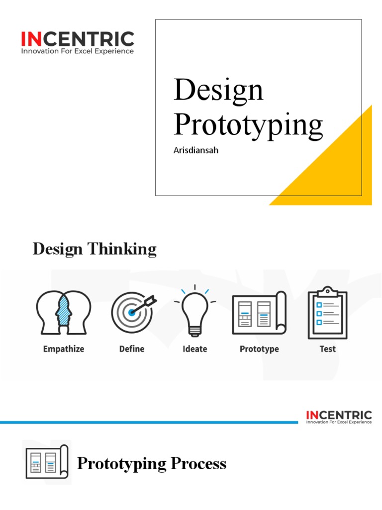 Prototyping and Testing - Incentric | PDF | Prototype | Design Thinking
