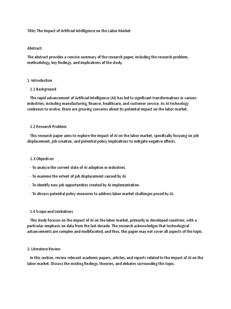 AI's Impact on Labor Market Dynamics | PDF | Artificial Intelligence ...