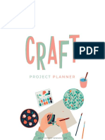 Free Printable Craft Project Planner