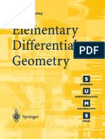 2001 Elementary Differential Geometry Pressley