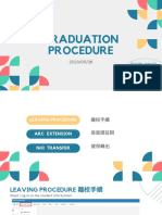 Graduation Procedure