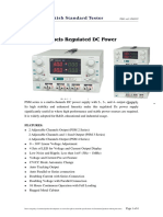 PSM Series Multi-Channels Regulated DC Power: Features
