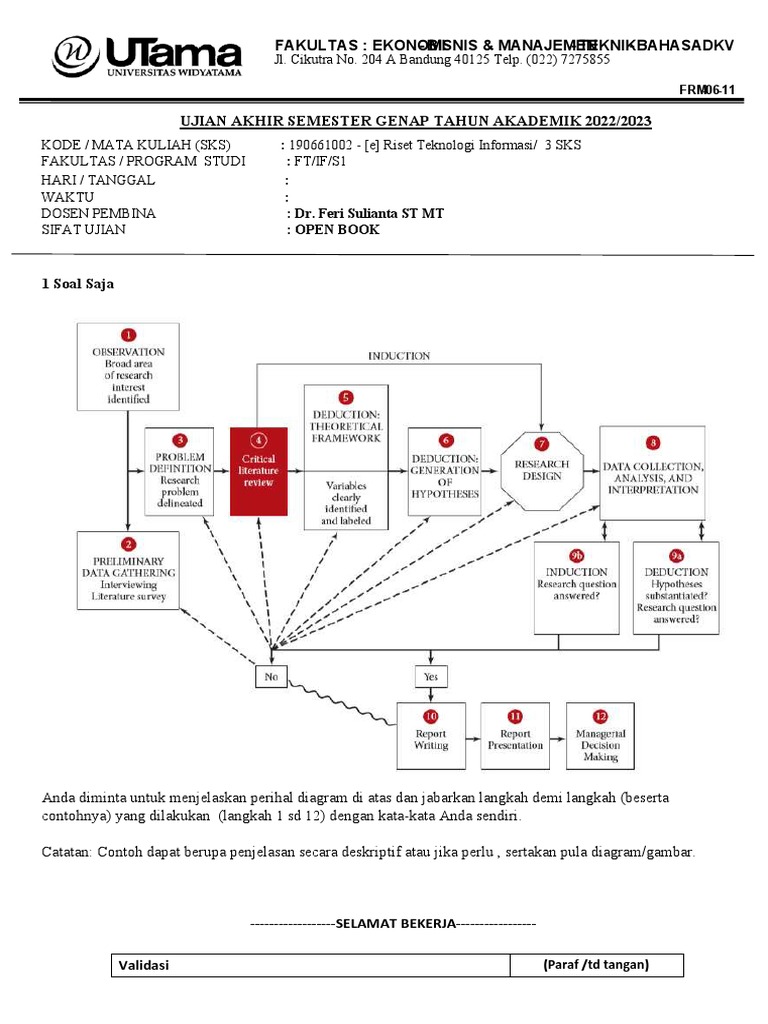 UAS 190661002 - (E) Riset Teknologi Informasi | PDF