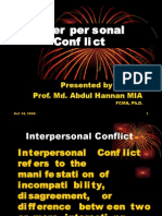 Interpersonal Conflict