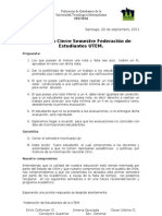 Propuesta Cierre Semestre Feutem