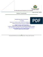 e-SAC - Sistema de Atendimento Eletrônico Ao Cidadão - Versão - 3.0