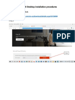 1 - Power BI Desktop Installation Procedures