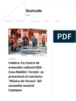 Caldera - en Centro de Extensión Cultura... Musical Copiapoa - El Orador Ilustrado