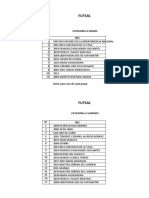 Fixture de Futsal 2023 1