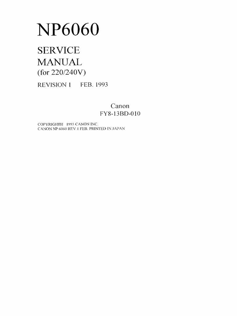 NP 6060 SM 1 | PDF