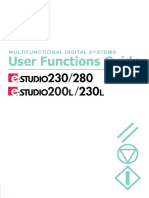 eStudio  200L, 230, 230L, 280 User Functions Guide