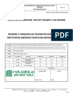 Procedimiento de Trabajo en Se Arrayan Talinay y Las Palmas