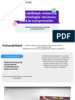 Vulnerabilidad, Victimología Recursos para La Comprensión