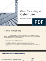 Cloud Computing and Cyber Law