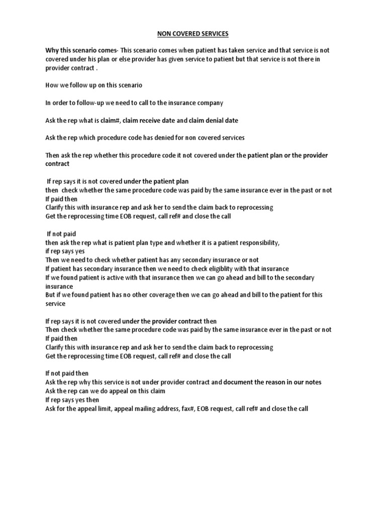 Denials Important PDF Medicine Health Care