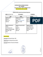 Horario I Cuatrimestre UCAN 2021