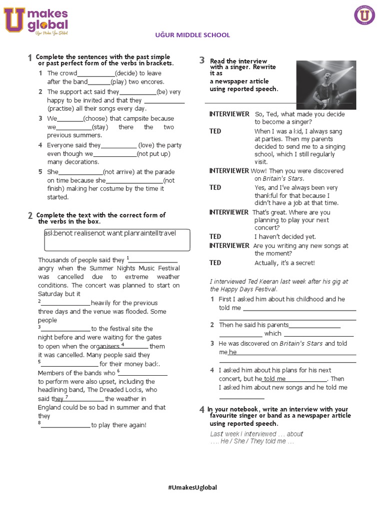 Own It 3 Unit 7 Test Preparation | PDF | Language Arts & Discipline