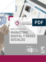 Folleto - Diplomado en Marketing Digital y Redes Sociales JUNIO