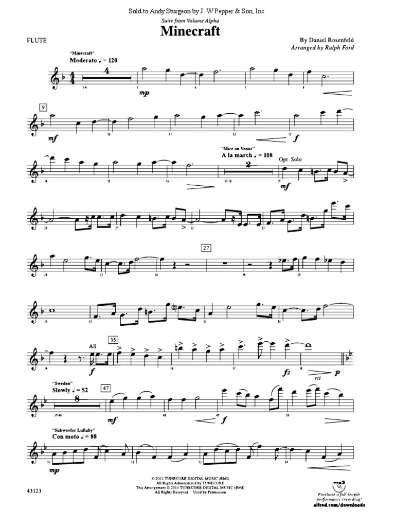 01 Flute Minecraft_ Flute PDF