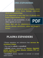 Plasma Expanders