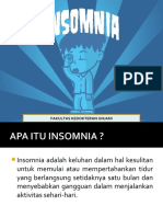 Insomnia Penyuluhan